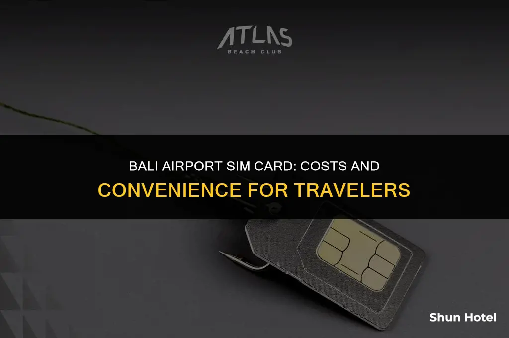how much for sim card bali airport