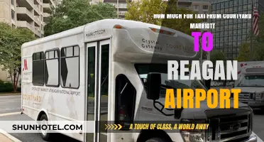 Courtyard Marriott to Reagan Airport Taxi Fare: A Comprehensive Guide