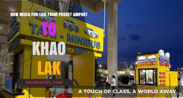 Phuket Airport to Khao Lak: Taxi Fare Guide