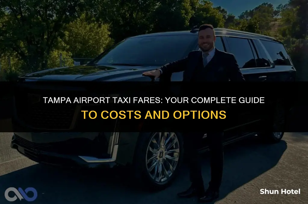 how much for taxi from tampa airport