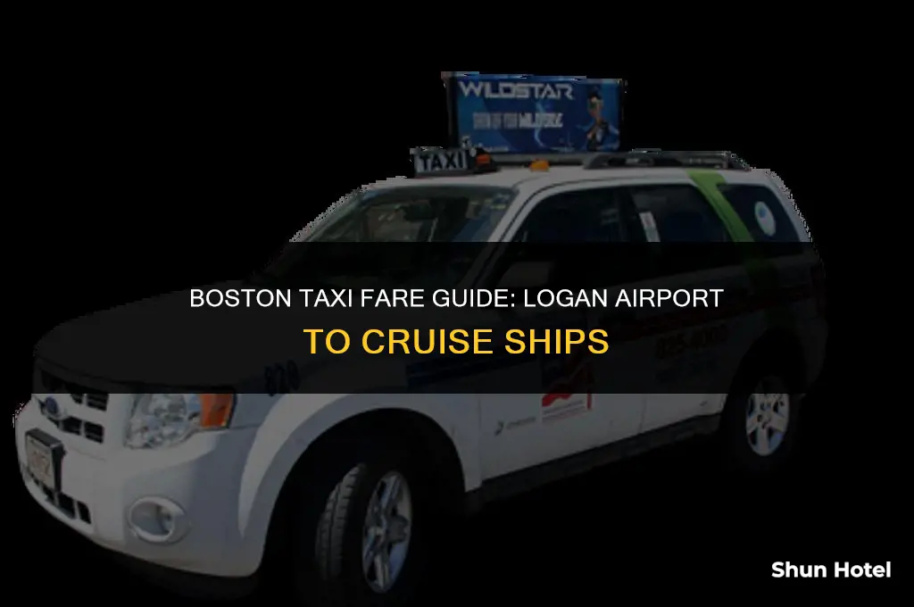 how much for taxi logan airport to cruise ships