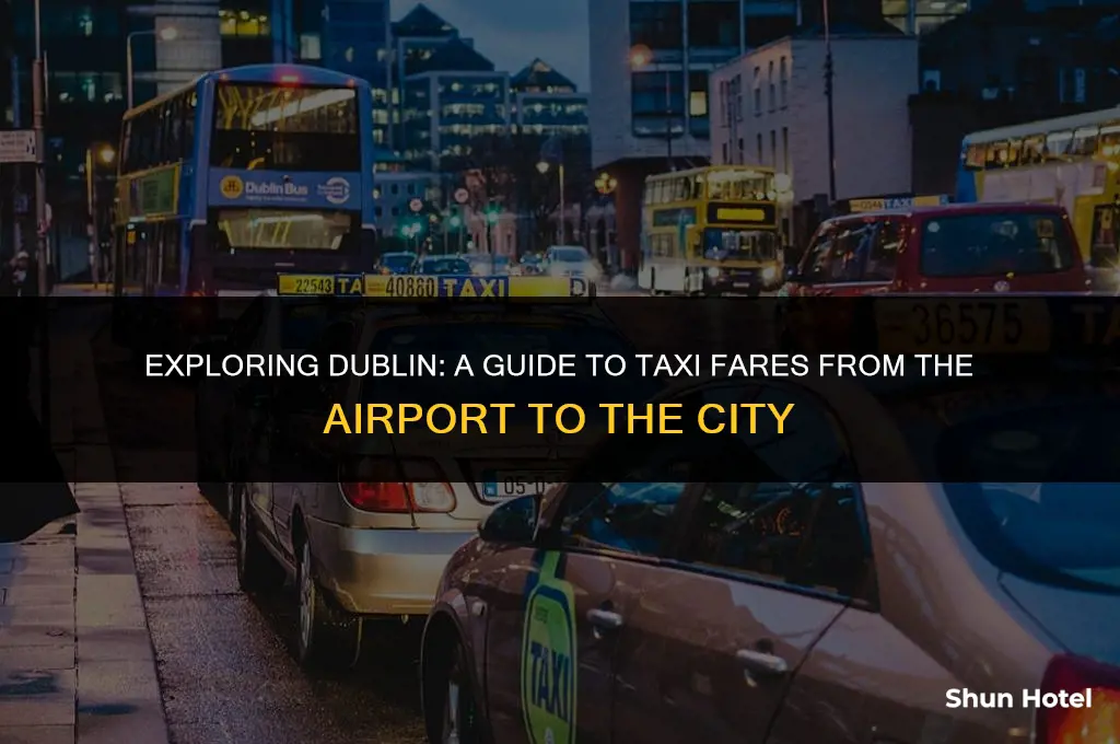 how much from airport to dublin by cab