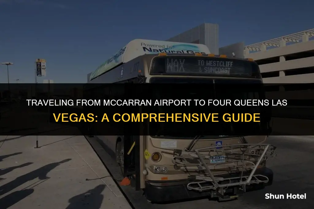 how much from airport to four queens las vegas