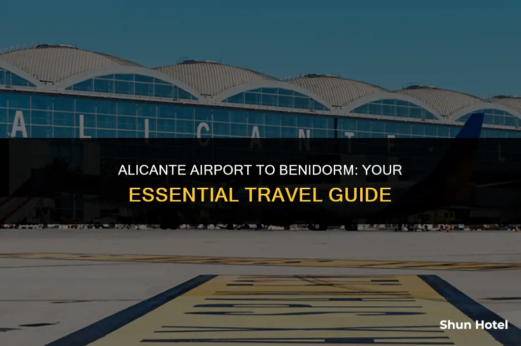 how much from alicante airport to benidorm