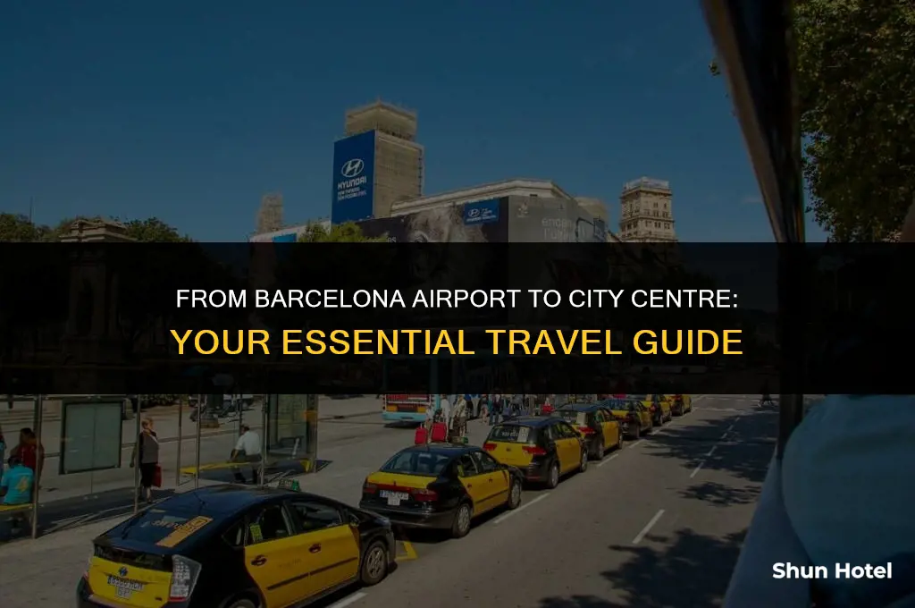 how much from barcelona airport to city centre