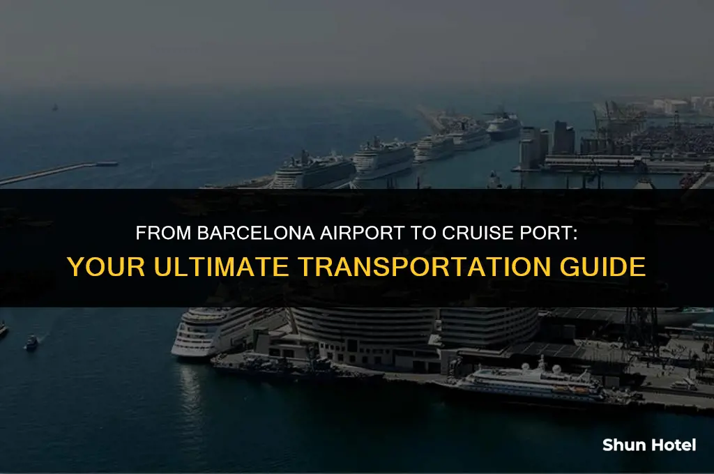 how much from barcelona airport to cruise port