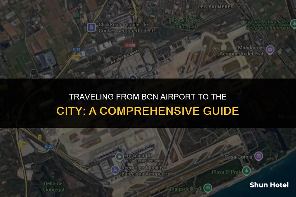 how much from bcn airport to the city