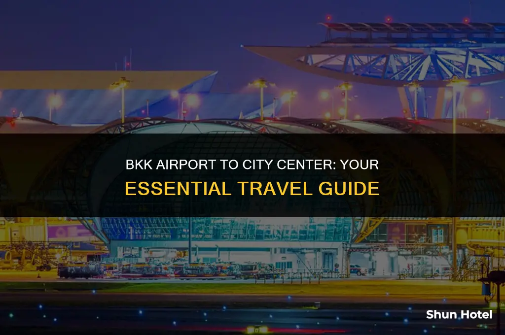 how much from bkk airport to city