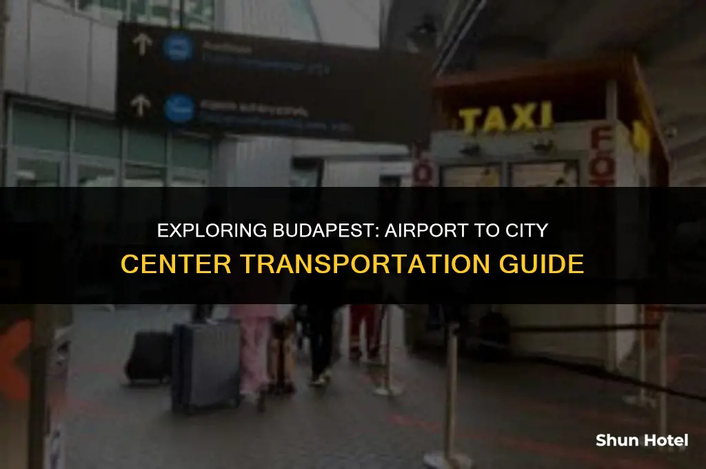 how much from budapest airport to city