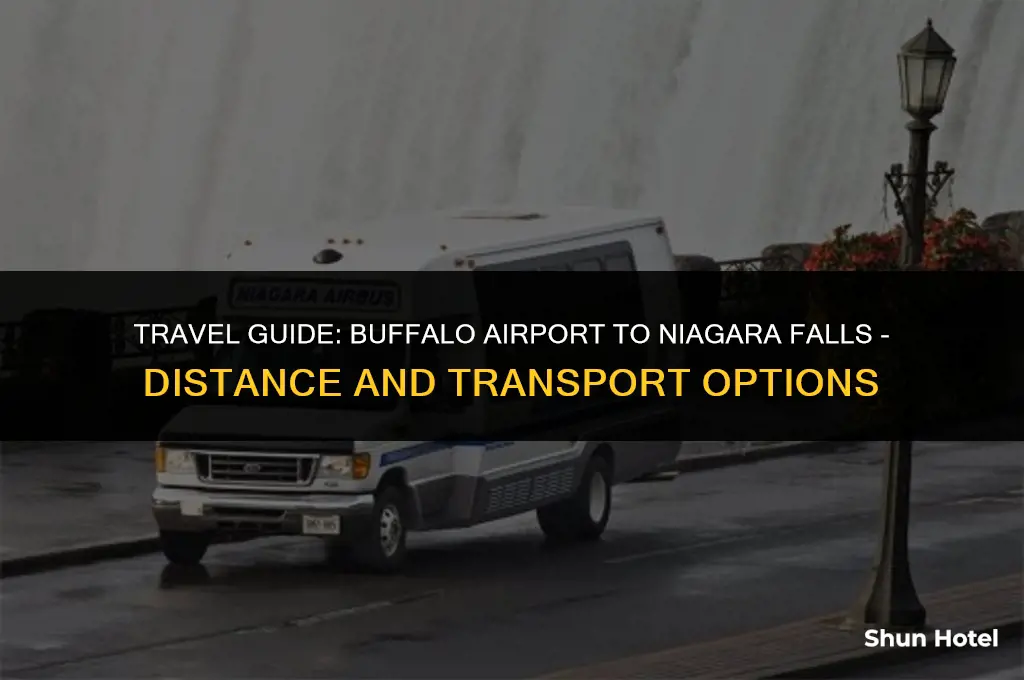 how much from buffalo airport to niagara falls