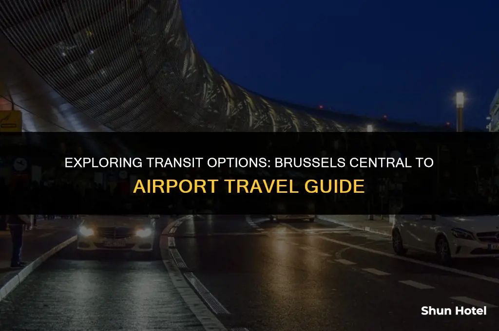 how much from bussel central to airport