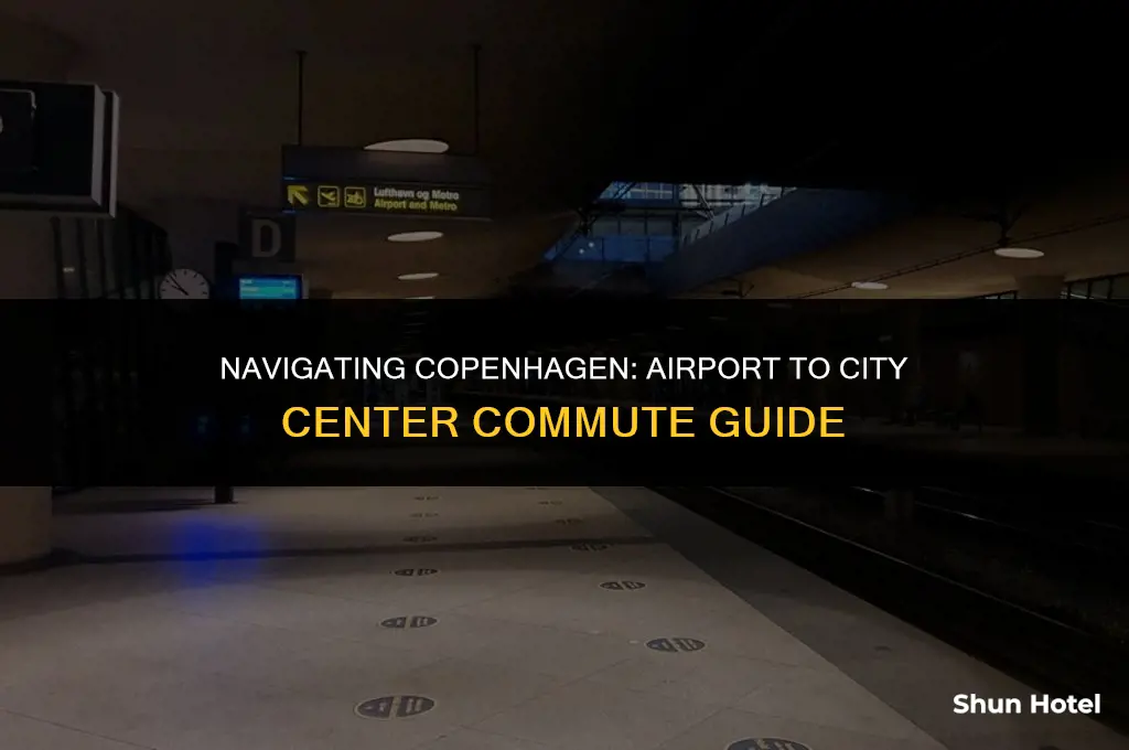 how much from copenhagen airport to center
