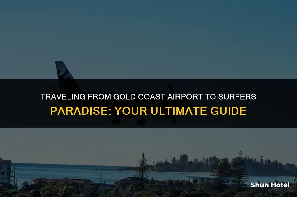 how much from gold coast airport to surfers paradise