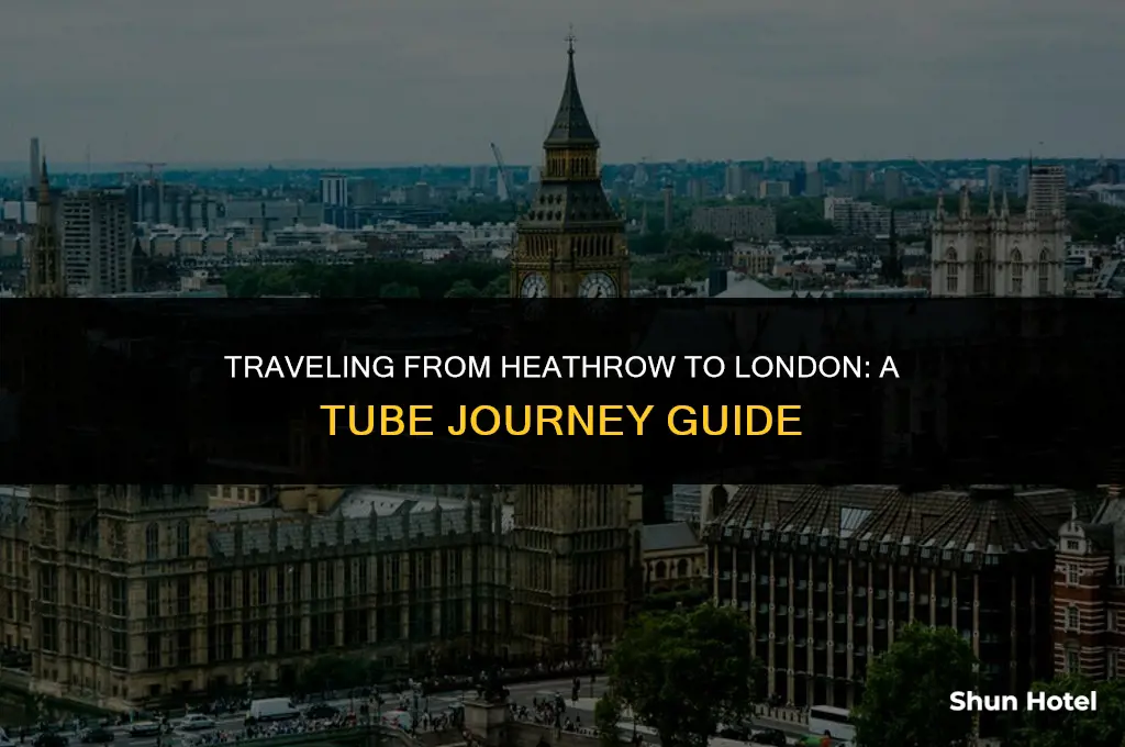 how much from heathrow airport to london on tube