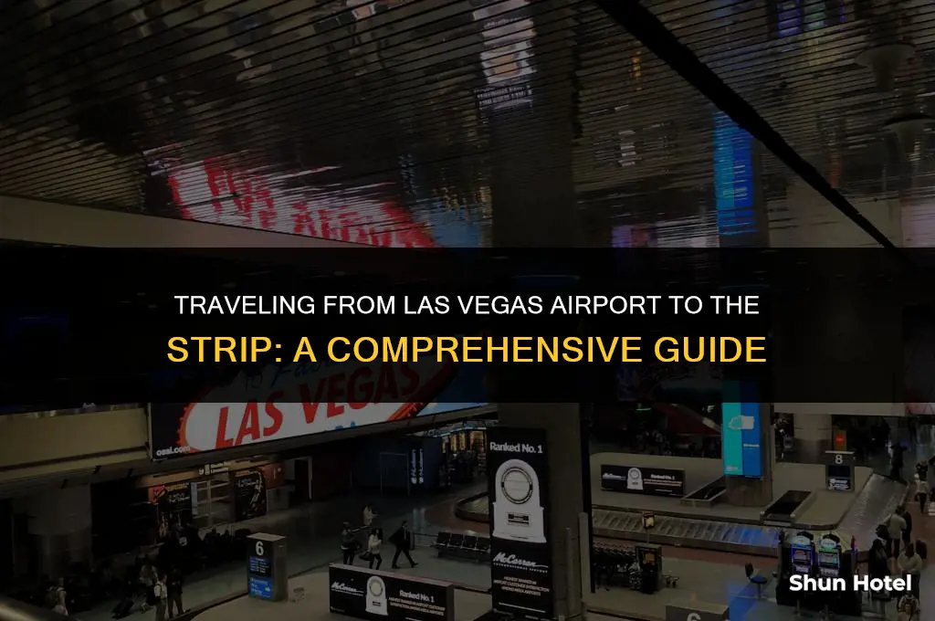 how much from las vegas airport to strip