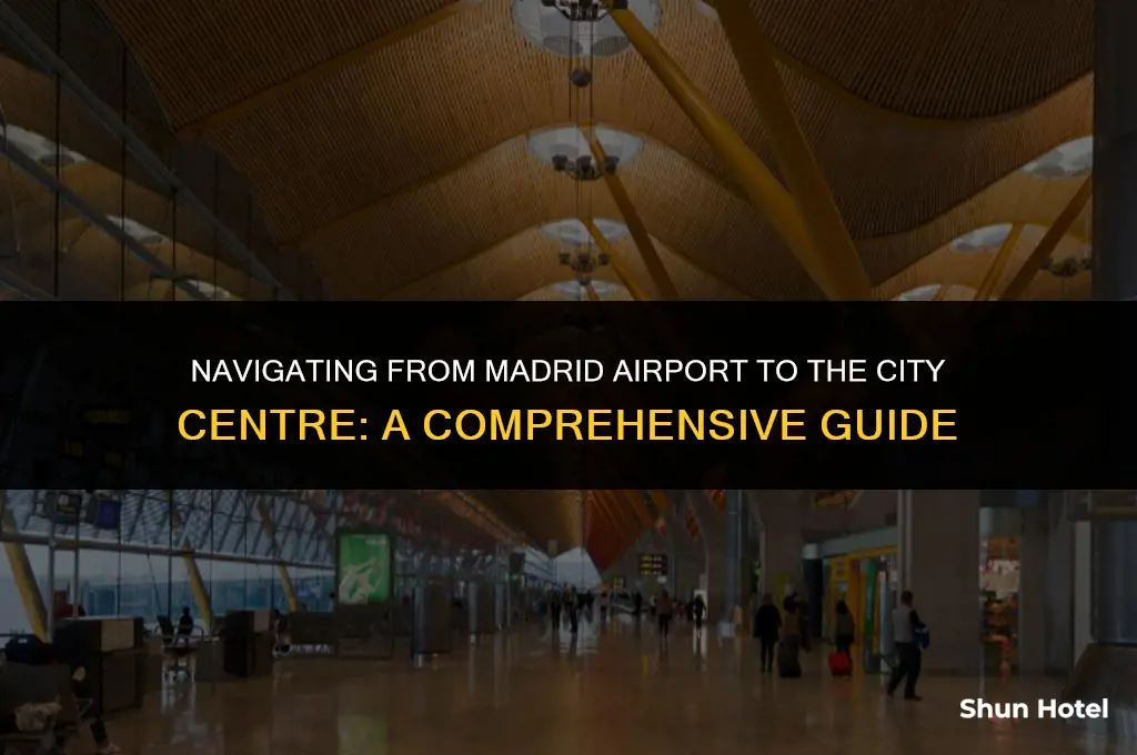 how much from madrid airport to city centre
