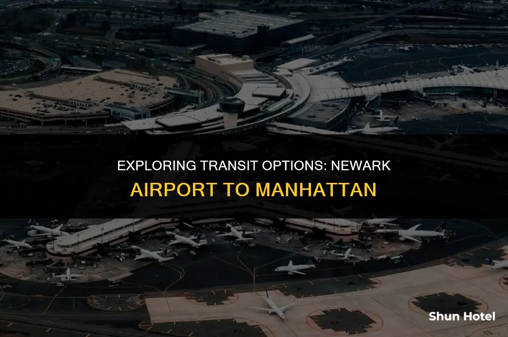 how much from newark airport to manhattan