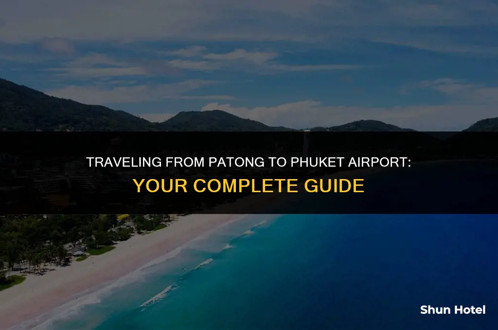 how much from patong to airport