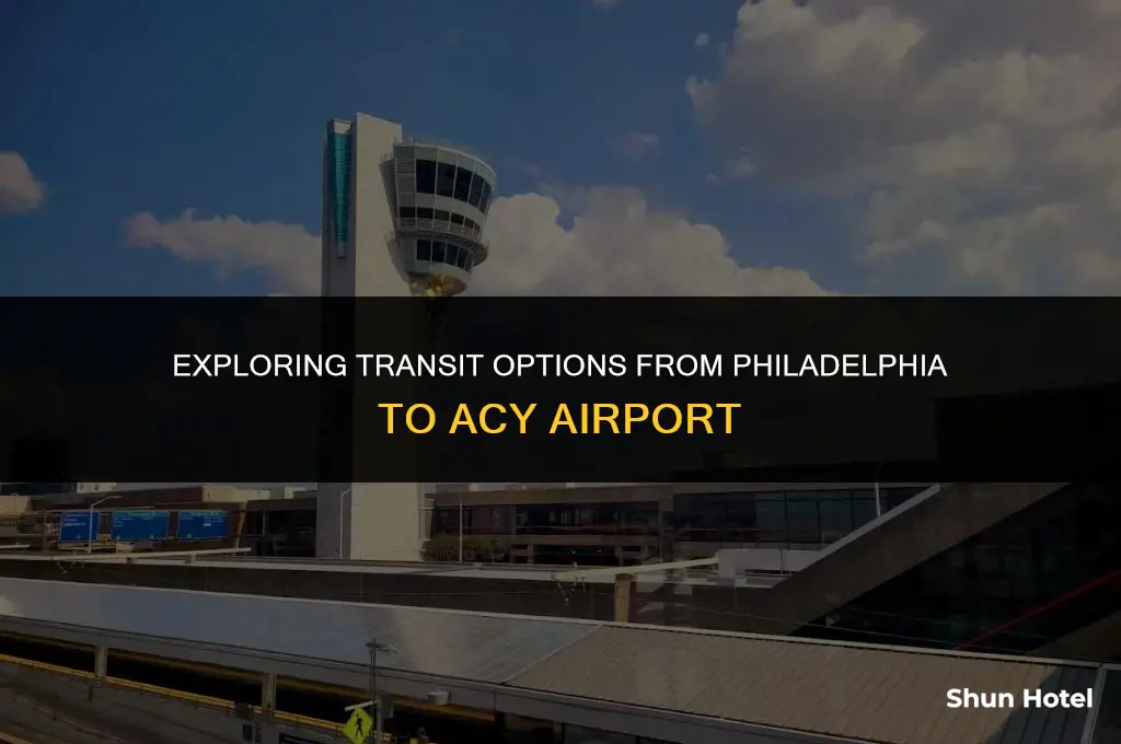 how much from philadelphia to acy airport