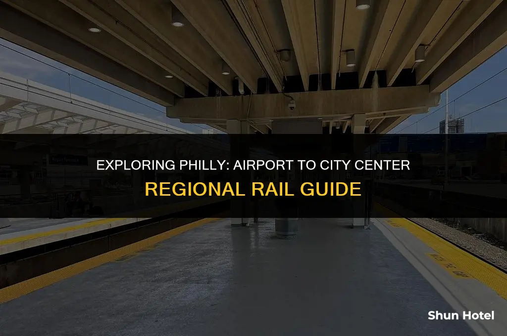 how much from philly airport to city center regional rail