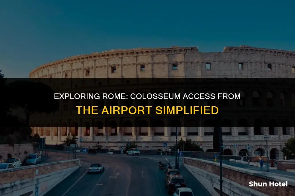 how much from rome airport to colosseum