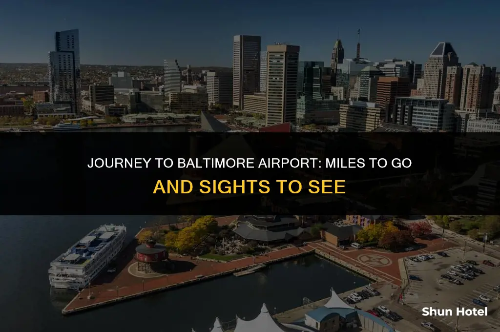 how much further to baltimore airport