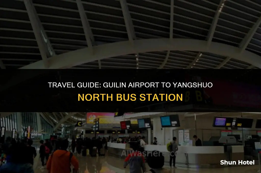 how much guilin airport to yangshuo north bus station