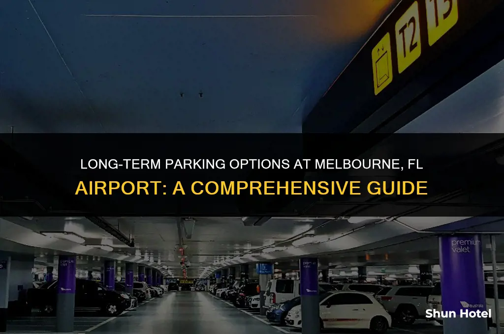 how much i slong term parking at melbourne fl airport