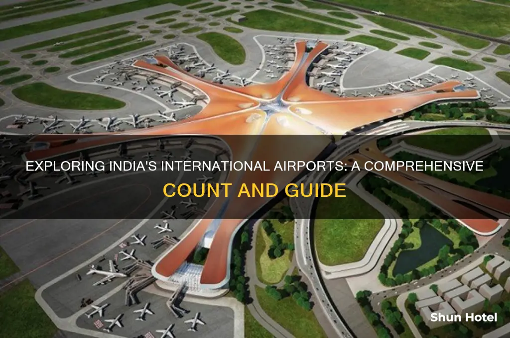 how much international airport in india