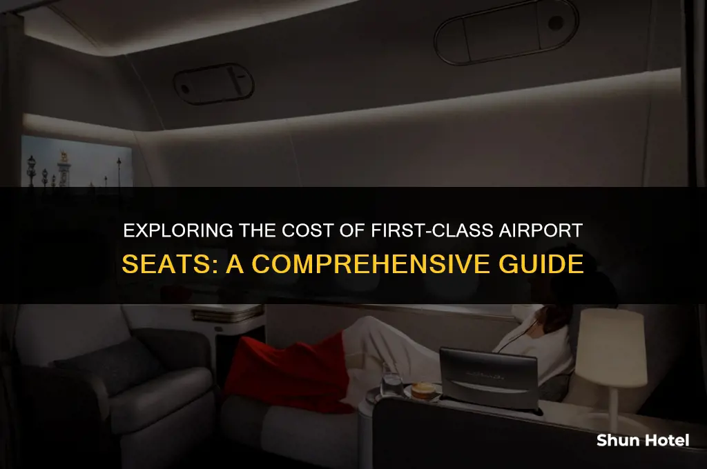 how much is a 1st class seat for an airport