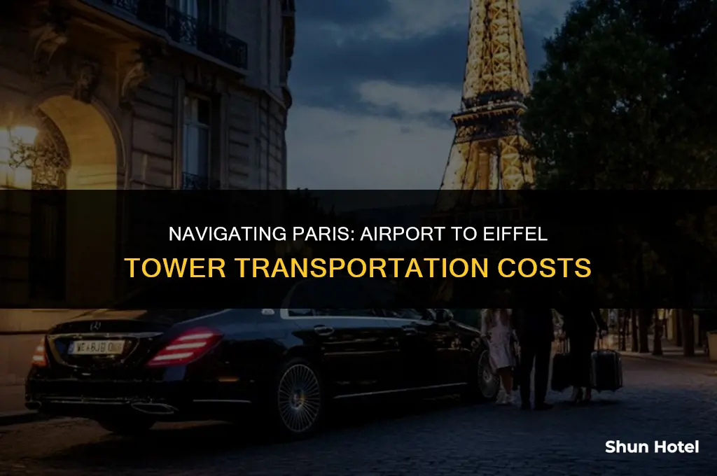 how much is a bad from airport to eiffel tower