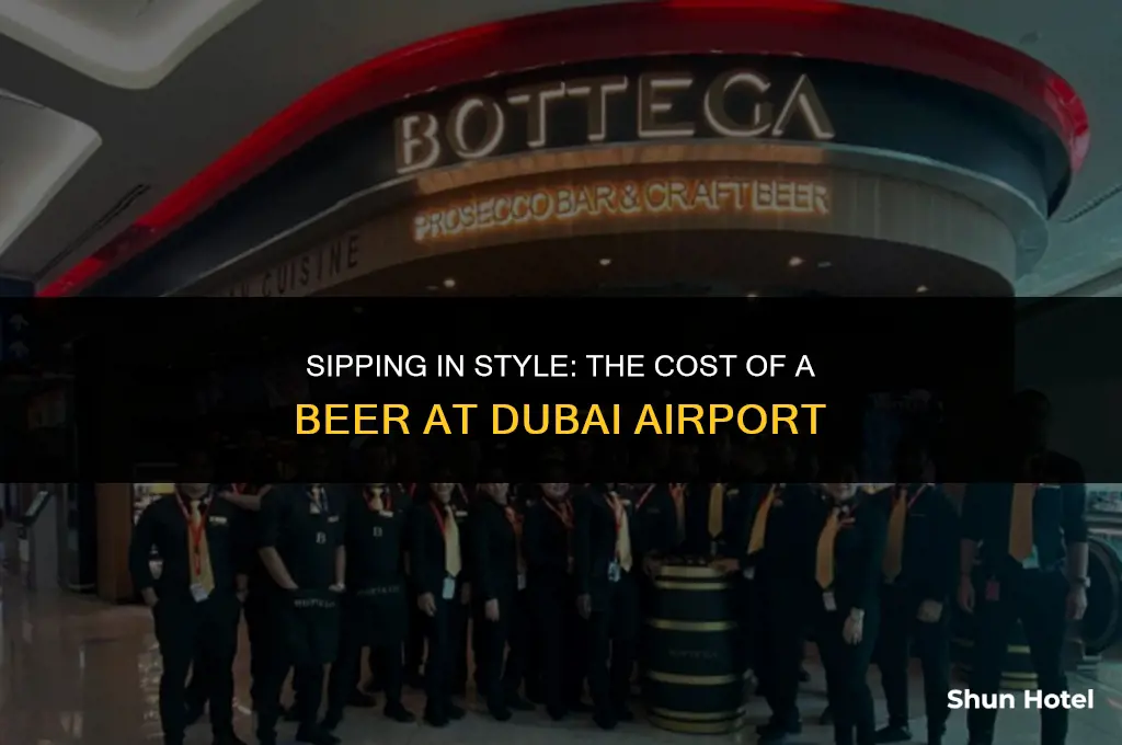 how much is a beer at dubai airport