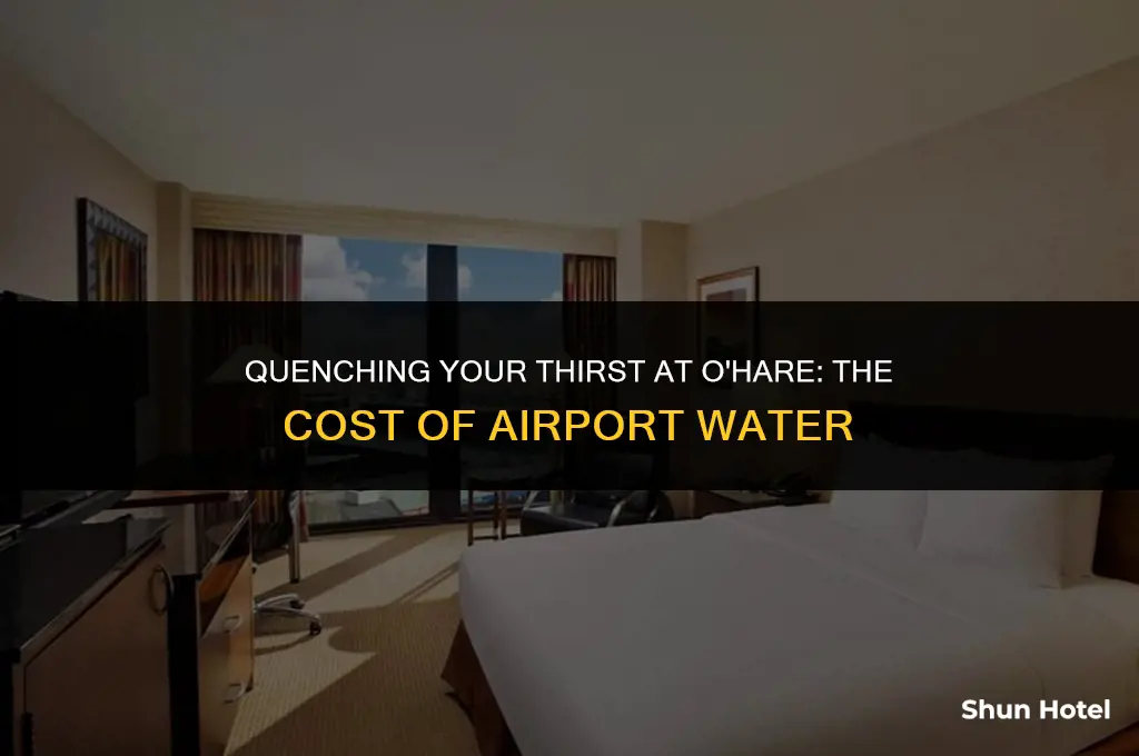 how much is a bottle of water at ohare airport