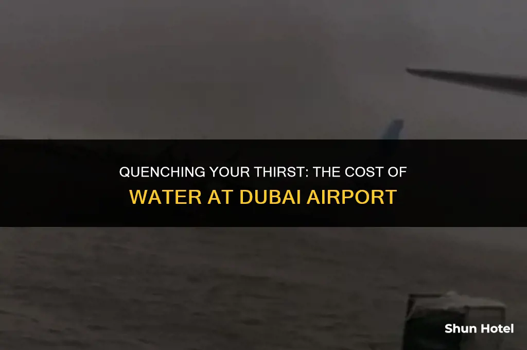 how much is a bottle of water in dubai airport