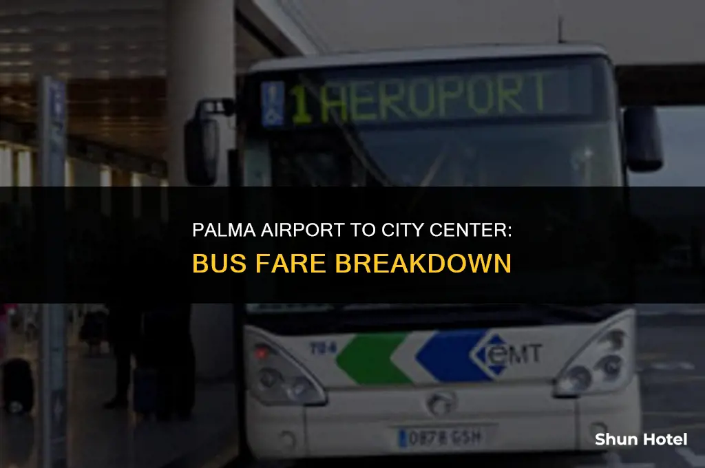 how much is a bus from palma airport to palma
