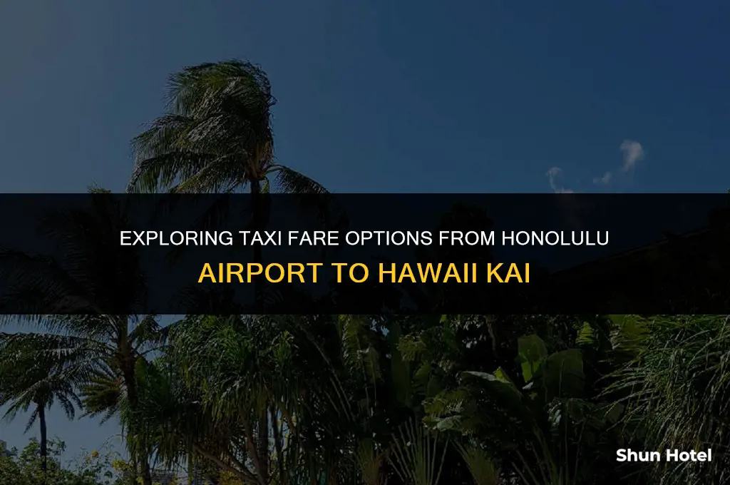 how much is a cab from airport to hawaii kai