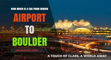 Denver Airport to Boulder: Unveiling the True Cost of Your Cab Ride
