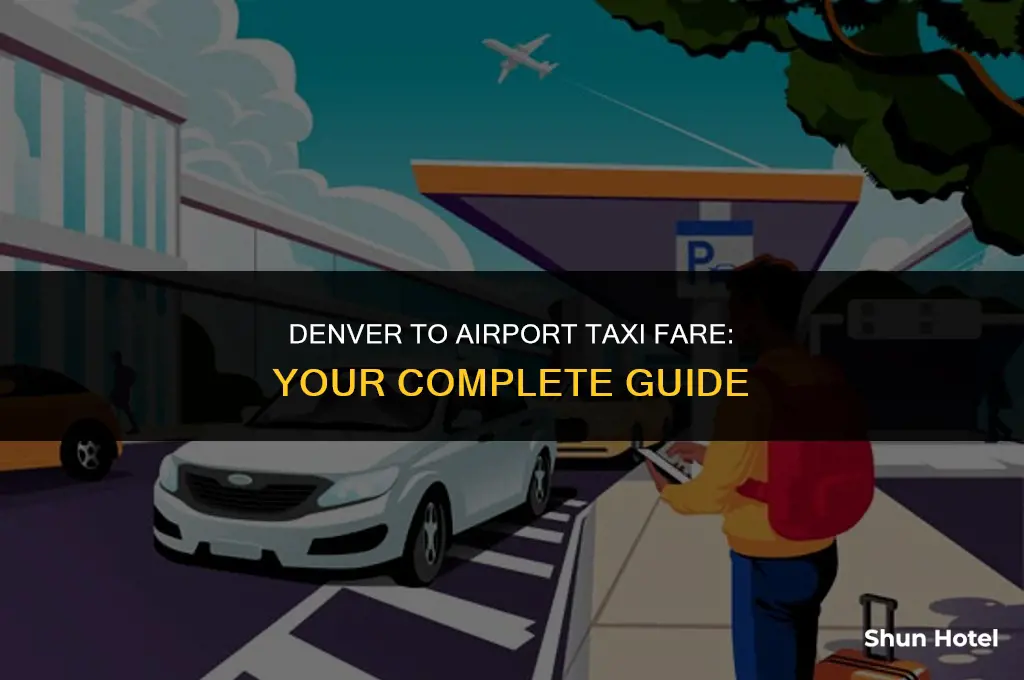 how much is a cab from denver to the airport