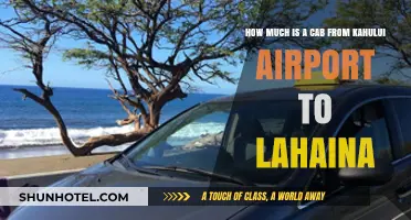 Exploring Maui: Taxi Fare from Kahului Airport to Lahaina