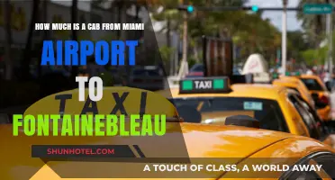 Exploring Miami: Taxi Fare from Airport to Fontainebleau