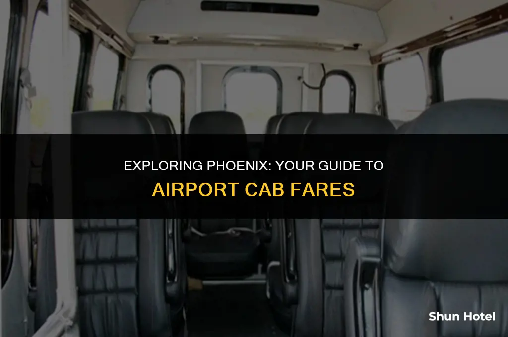 how much is a cab from phoenix airport