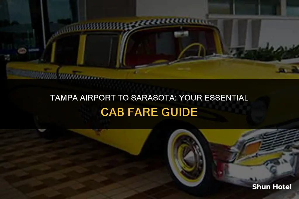 how much is a cab from tampa airport to sarasota