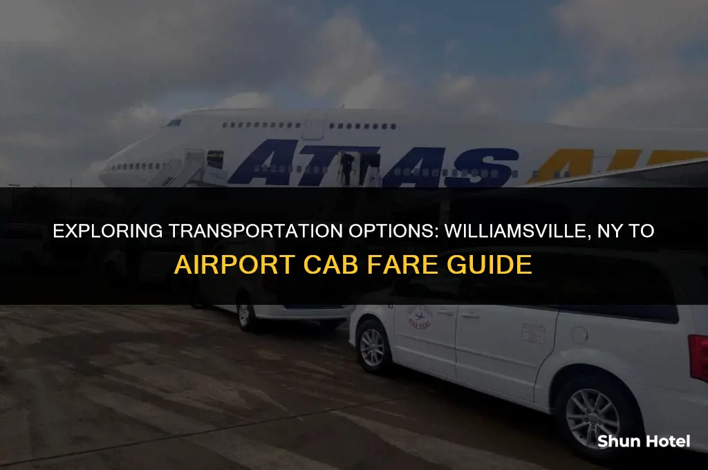 how much is a cab from williamsville ny to airport