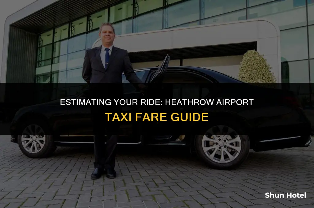 how much is a cab to heathrow airport