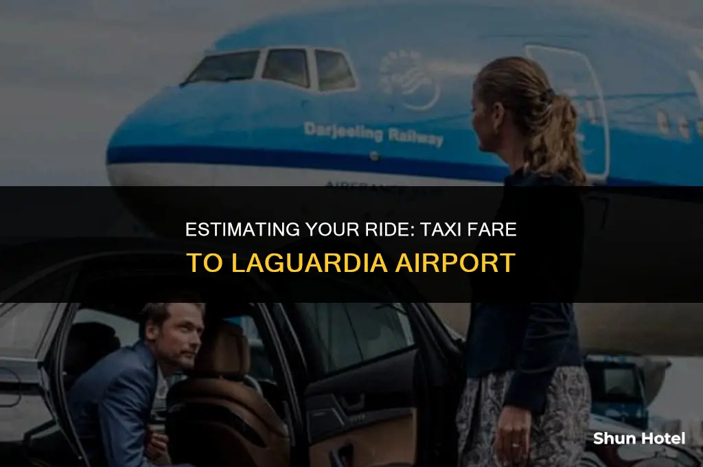 how much is a cab to laguardia airport