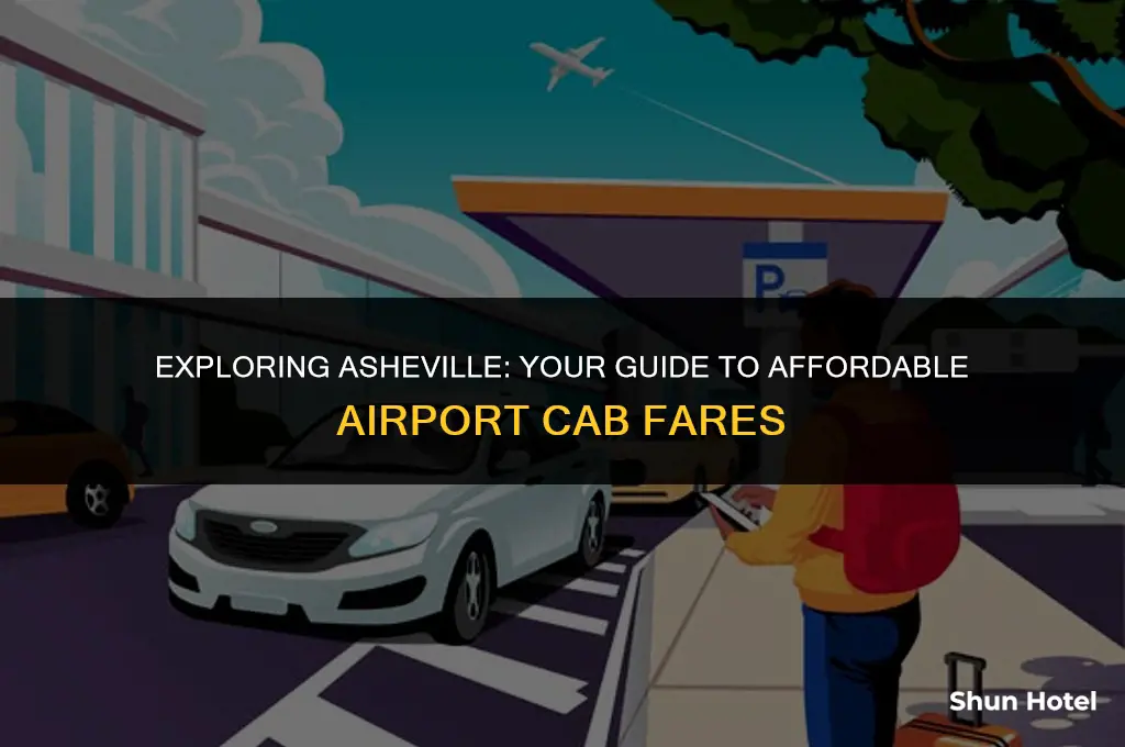 how much is a cab to the asheville airport