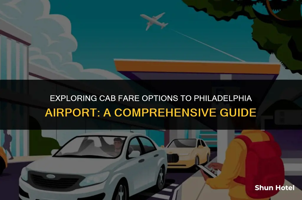 how much is a cab to the philadelphia airport