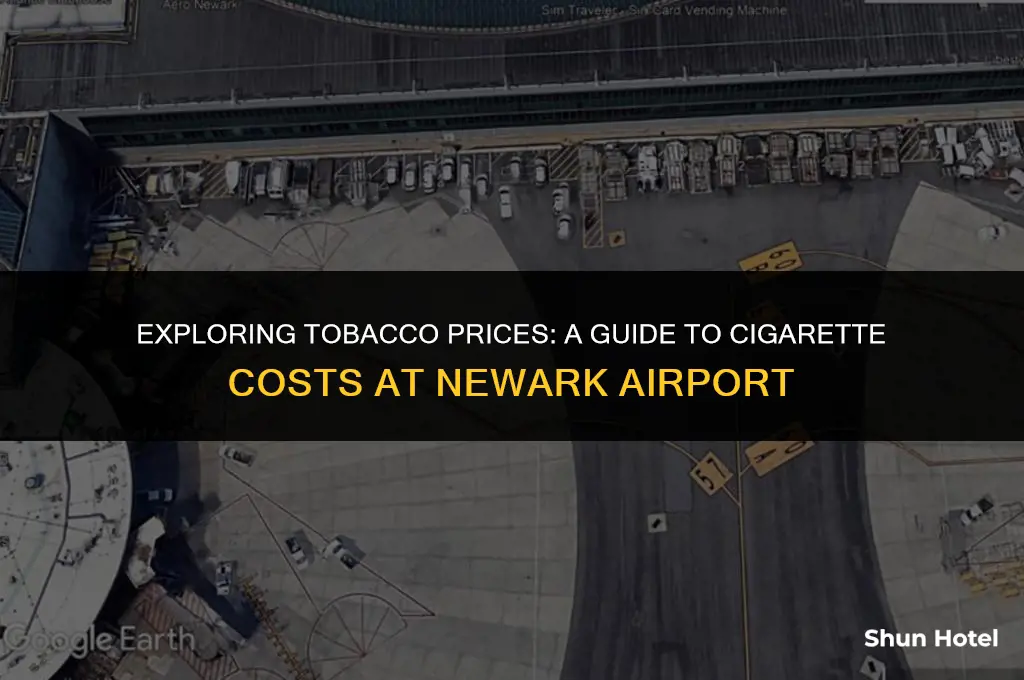 how much is a carton of cigarettes in newark airport