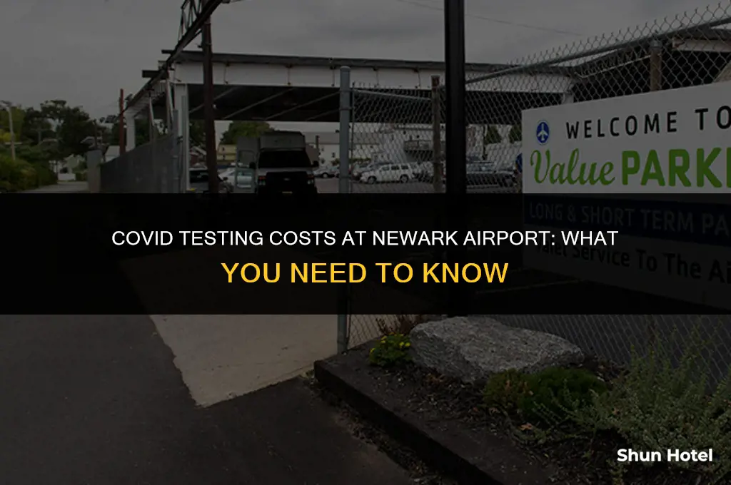 how much is a covid test at newark airport
