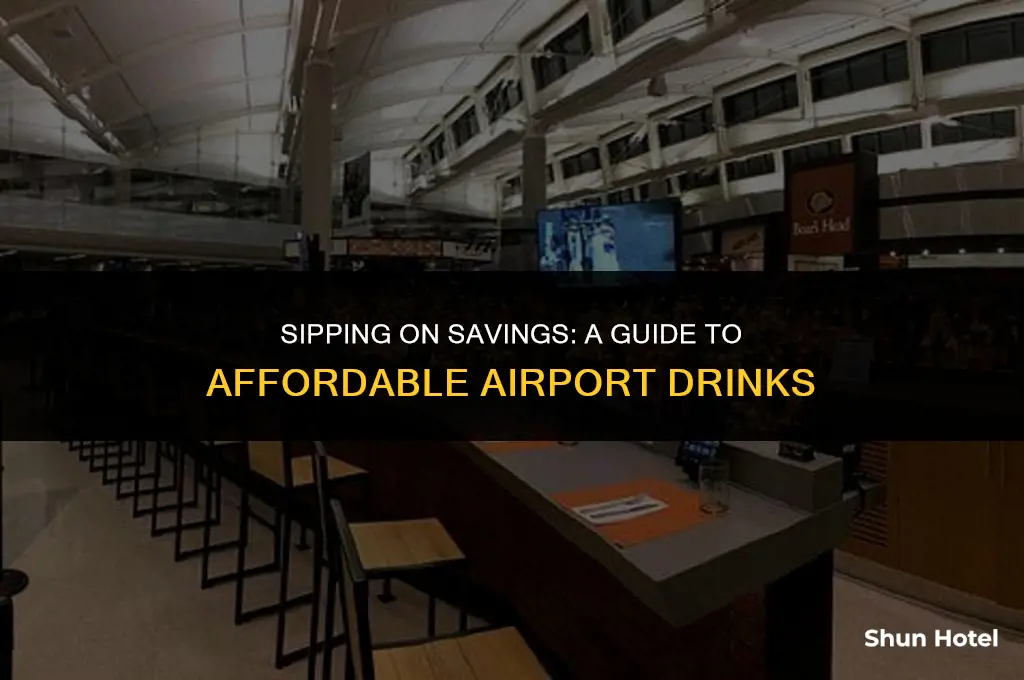 how much is a drink at the airport